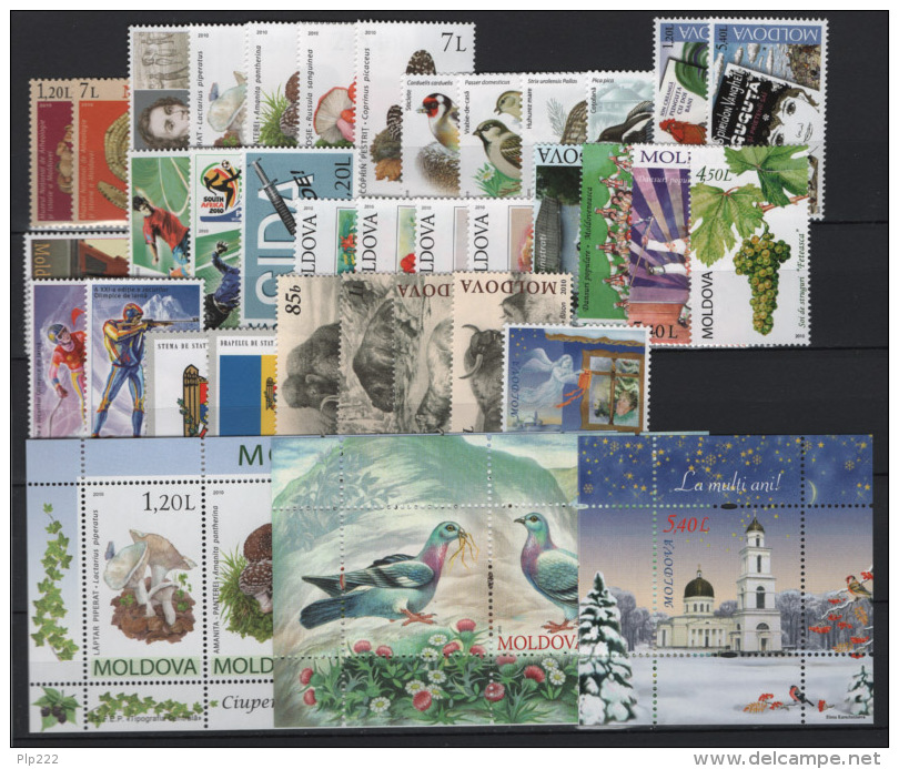 Moldavia 2010 Annata Quasi Completa / Almost Complete Year Set **/MNH VF - Moldavia