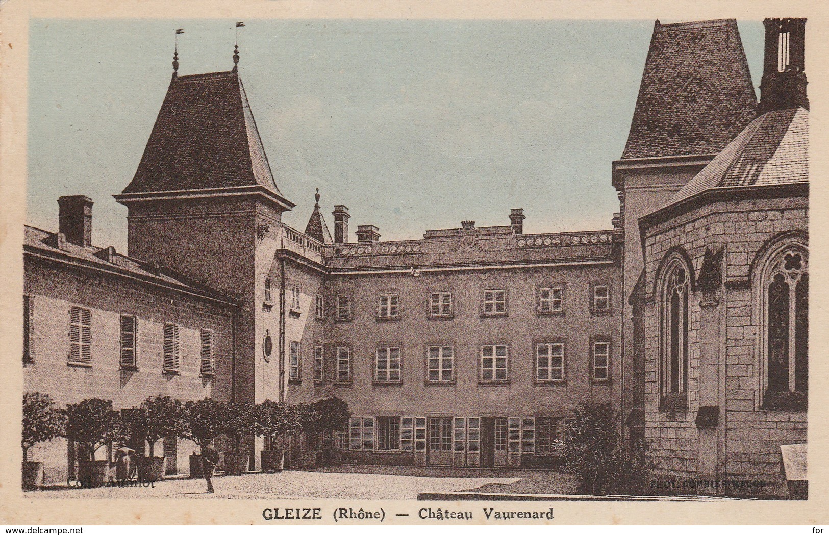 Rhone : GLEIZE : Chateau Vaurenard ( Colorisé ) - Gleize