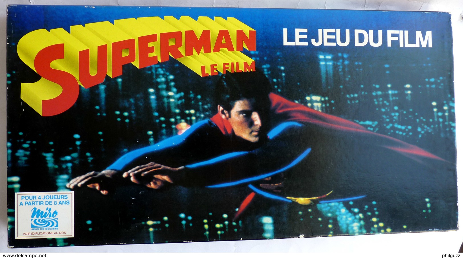 Boite JEU MIRO SUPERMAN LE FILM 1979 Complète - Autres & Non Classés