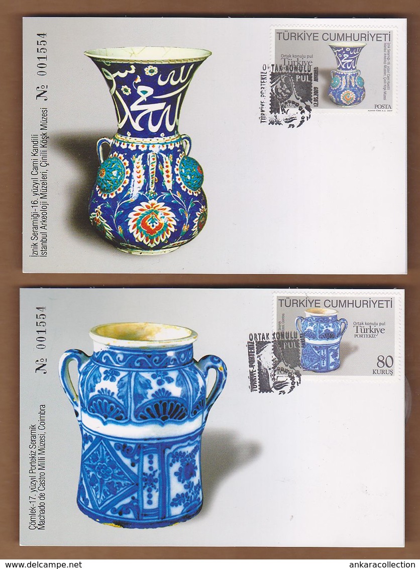 AC  -  TURKEY POSTAL STATIONARY -  JOINT ISSUE OF STAMPS BETWEEN TURKEY AND PORTUGAL REGISTERED 12 MAY 2009 - Postal Stationery
