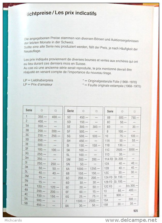 Catalogue D Opercules De Crème Kappeli 1995 - De 1968 A 1994 - Toutes Les Series Sont Detaillees - 940 Pages - 6 Scan - Opercules De Lait