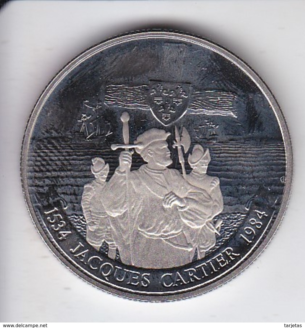 MONEDA DE CANADA DE 1 DOLLAR DEL AÑO 1984 (COIN) JACQUES CARTIER - Canada