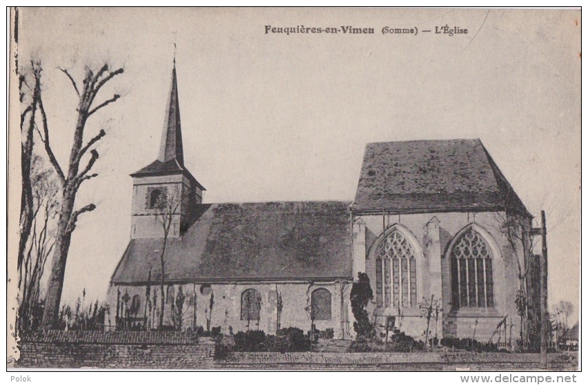 Bp - Cpa Feuquières En Vimeu - L'Eglise - Feuquieres En Vimeu