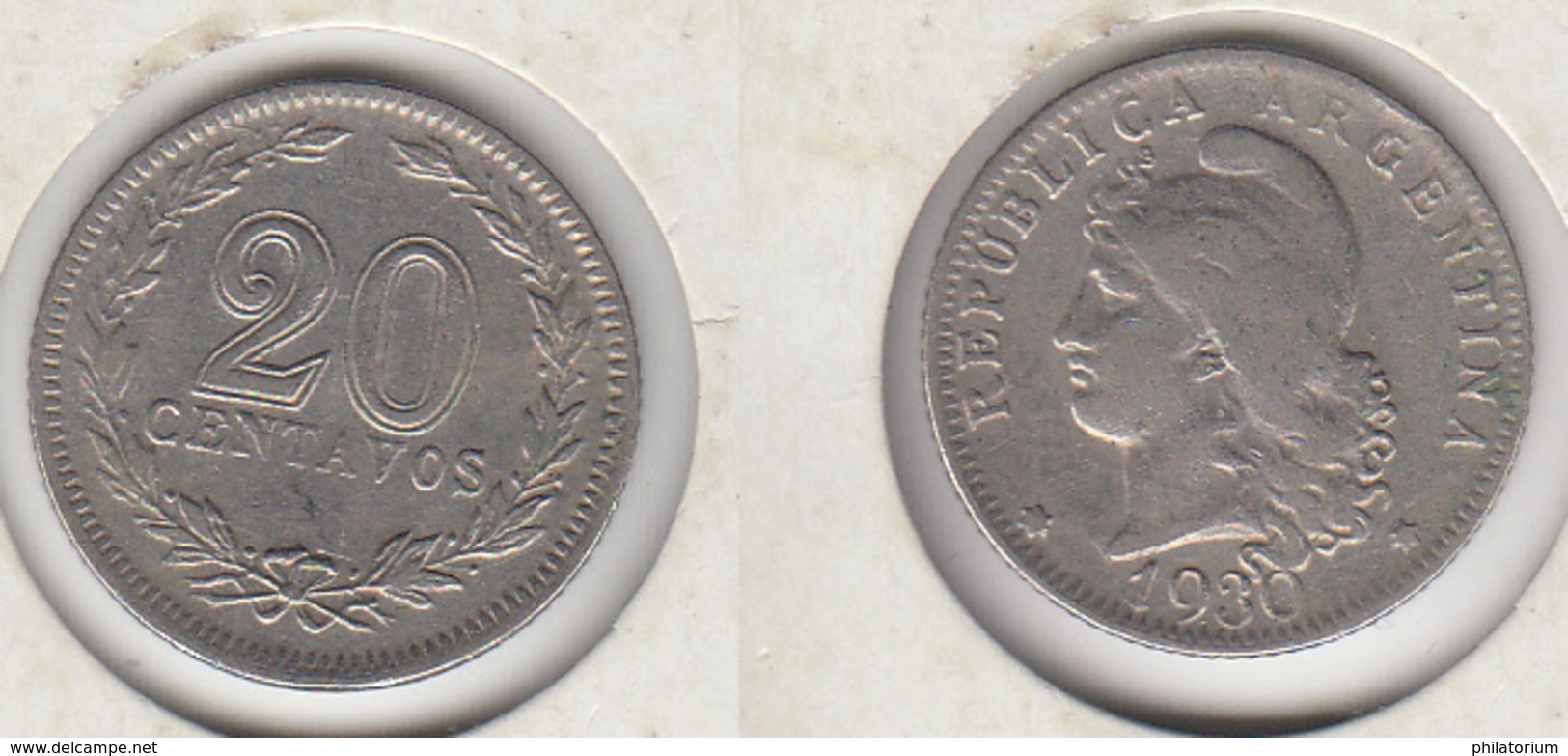 Argentine  20 Centavos 1930  Argentina - Argentine