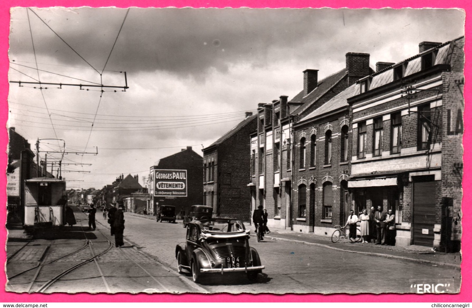 Quievrechain Blanc Misseron - Route Nationale Vers Valenciennes - Douane - Tram - VW - ERIC - MORELLE TRIQUOIT - Quievrechain