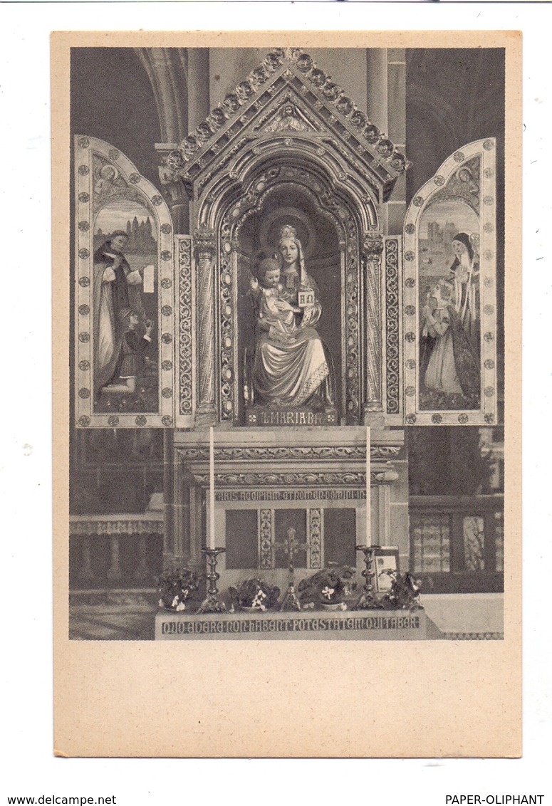 5300 BONN, Südstadt, Kirche St. Elisabeth, Marien-Altar, Figur Von A. Iven, Flügelgemälde Von Prof. Matthäus Schiestl - Bonn