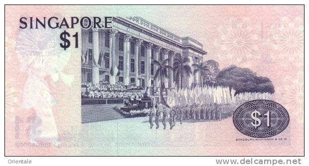 SINGAPORE P.  9 1 D 1976 UNC - Singapour