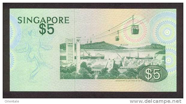 SINGAPORE P. 10 5 D 1976 UNC - Singapour