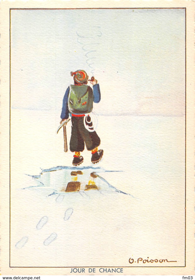 Alpinisme Humour Illustrateur Poisson Style Samivel - Samivel