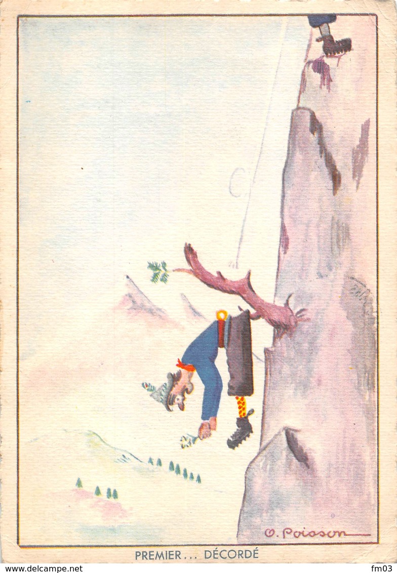 Alpinisme Humour Illustrateur Poisson Style Samivel - Samivel