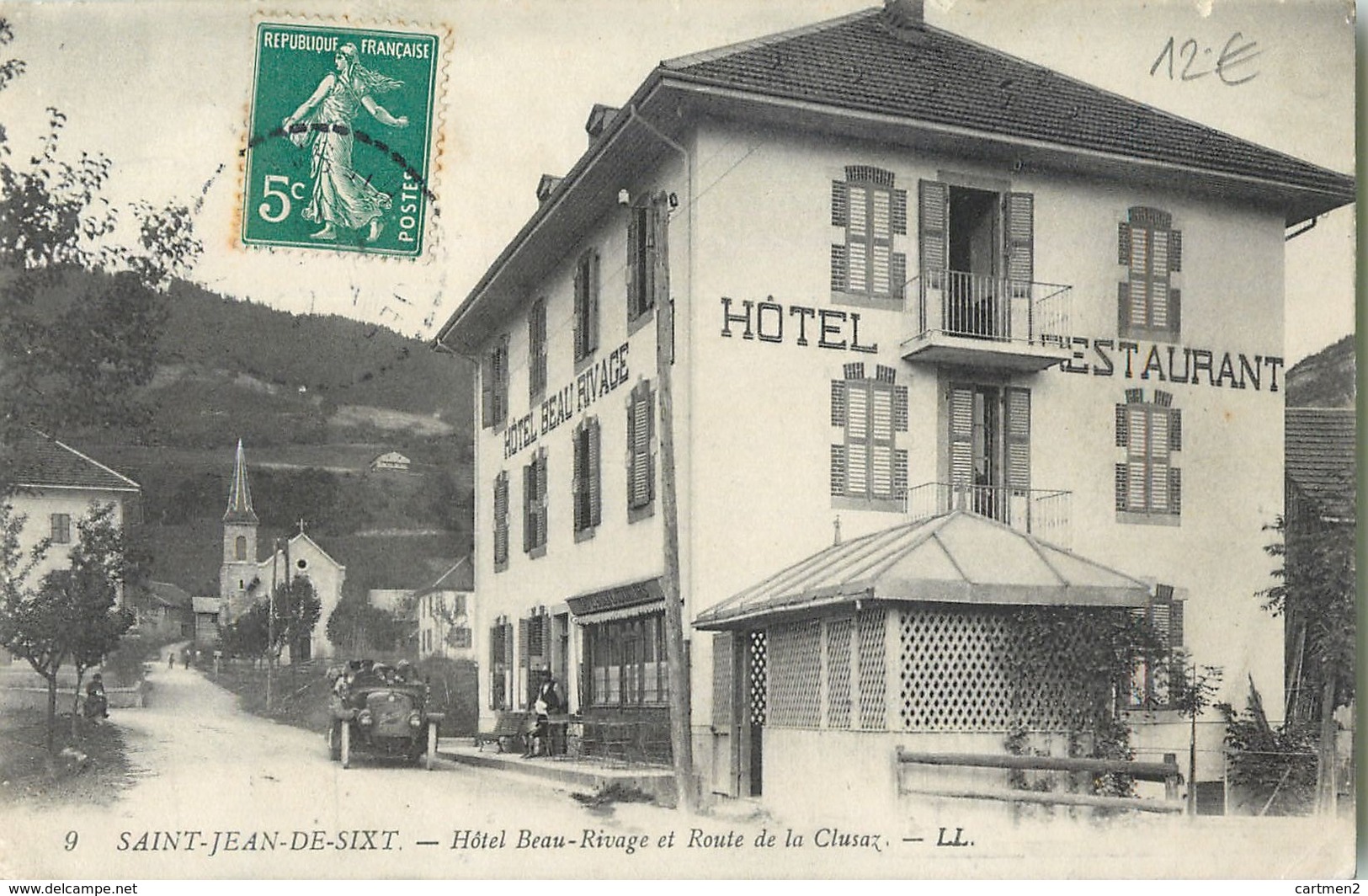 SAINT-JEAN-DE-SIXT HOTEL BEAU-RIVAGE ROUTE DE LA CLUSAZ RESTAURANT 74 - Autres & Non Classés