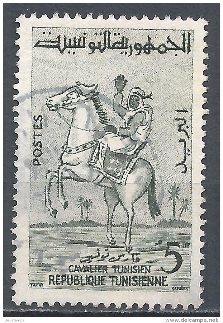 Tunisia 1959. Scott #343 (U) Horseback Rider - Tunisie (1956-...)