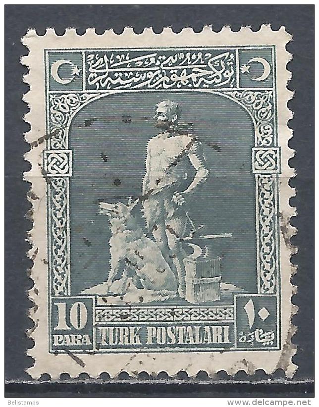 Turkey 1926. Scott #634 (U) The Legendary Blacksmith And His Gray Wolf - Oblitérés