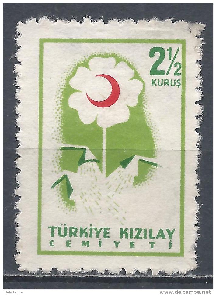 Turkey 1957. Scott #RA209 (U) Flower - Timbres-taxe