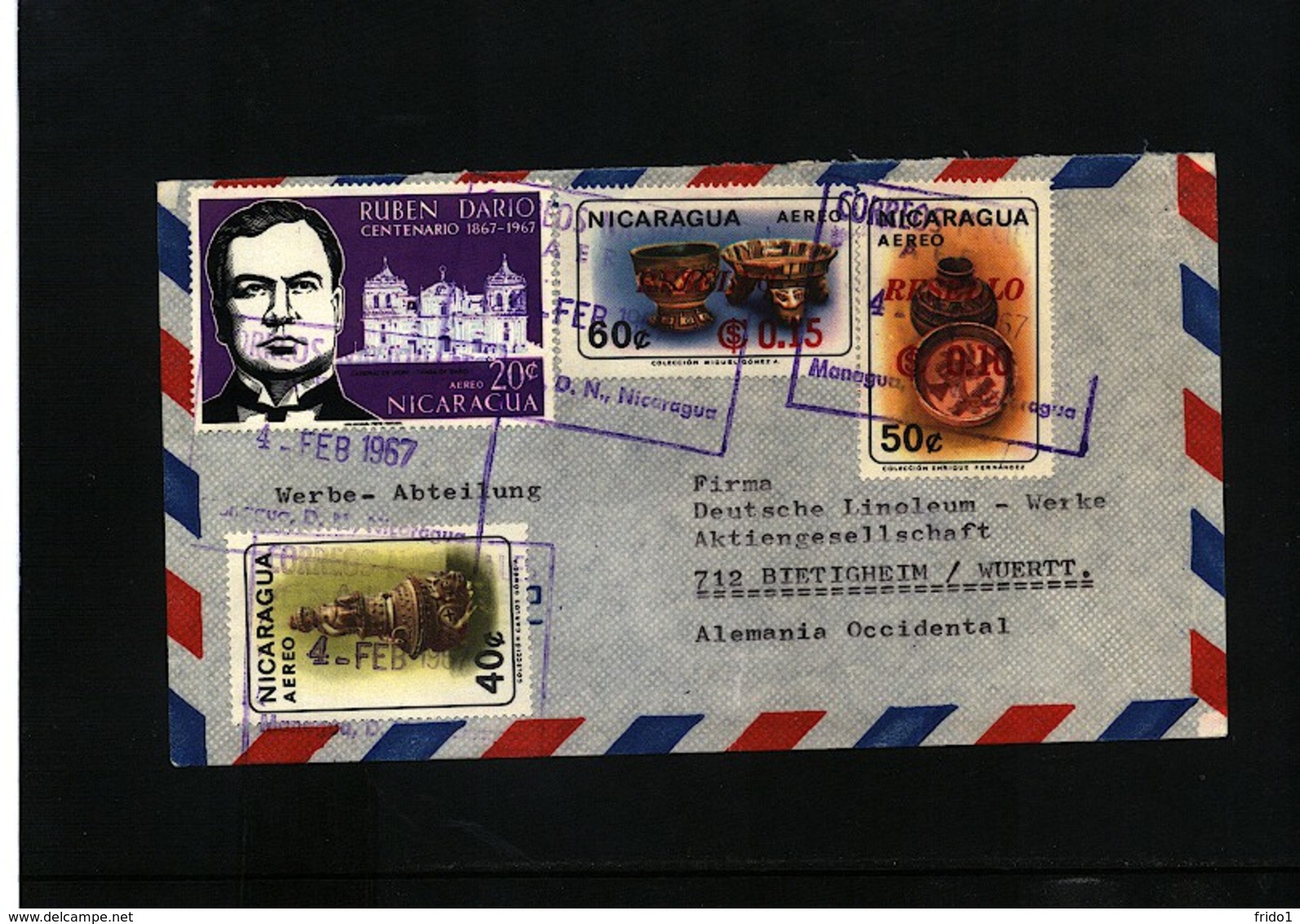 Nicaragua Interesting Airmail Letter - Nicaragua