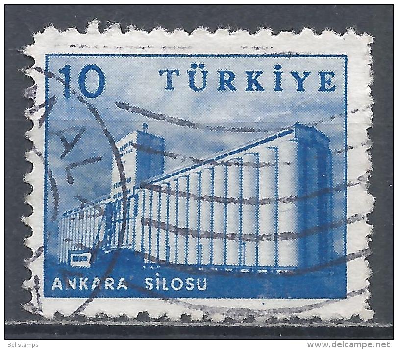 Turkey 1960. Scott #1444 (U) Grain Elevator, Ankara - Oblitérés