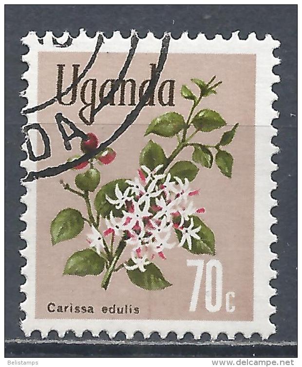 Uganda 1969. Scott #123 (U) Flowers, Carissa Edulis - Ouganda (1962-...)