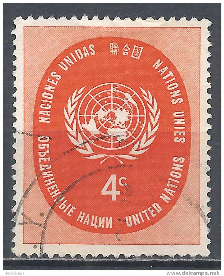 United Nations 1958. Scott #63 (U) Seal * - Used Stamps