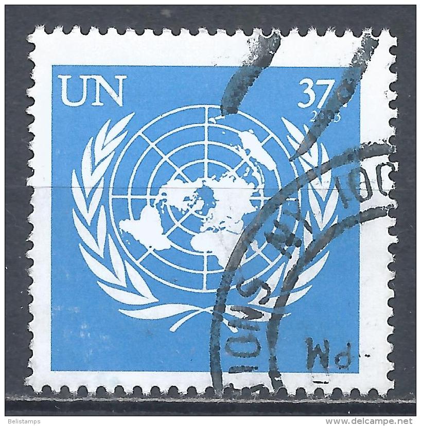 United Nations 2003. Scott #853 (U) UN Emblem * - Gebraucht