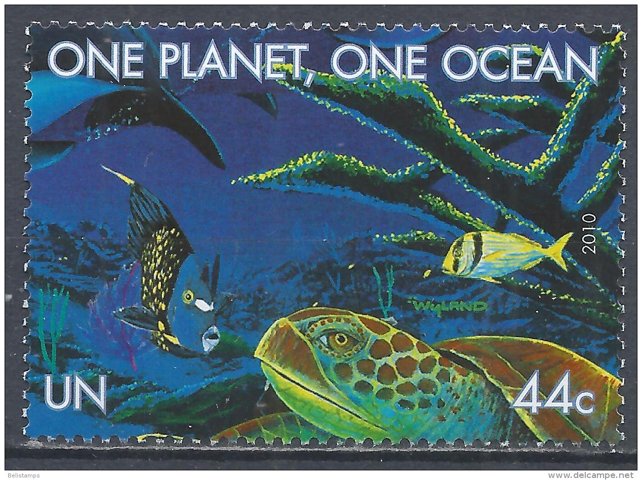 United Nations 2010. Scott #1005n (MNH) Fish, Turtle * - Neufs