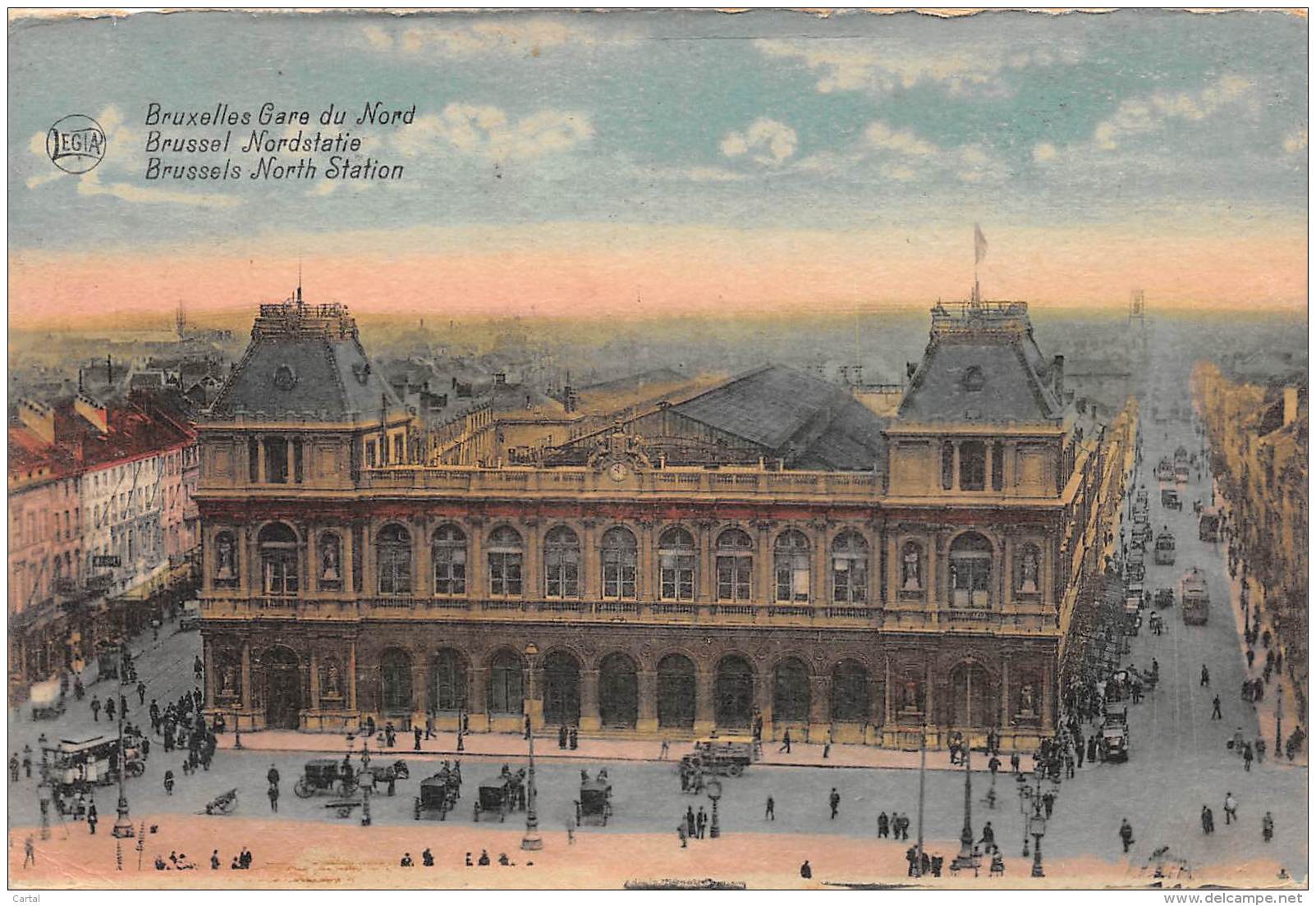 BRUXELLES - Gare Du Nord - Chemins De Fer, Gares