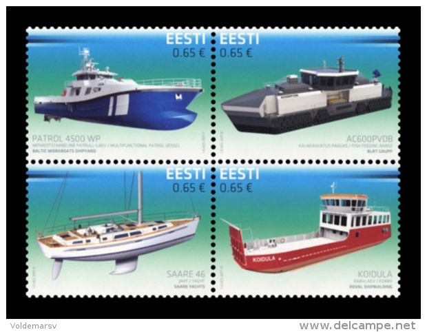 Estonia 2017 Mih. 884/87 Innovation. Shipbuilding MNH ** - Estonia