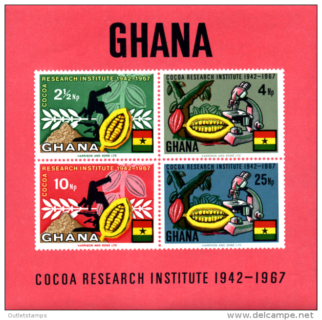 Ref. 262246 * NEW *  - GHANA . 1968. INSTITUTO INVESTIGACION DEL CACAO - Ghana (1957-...)