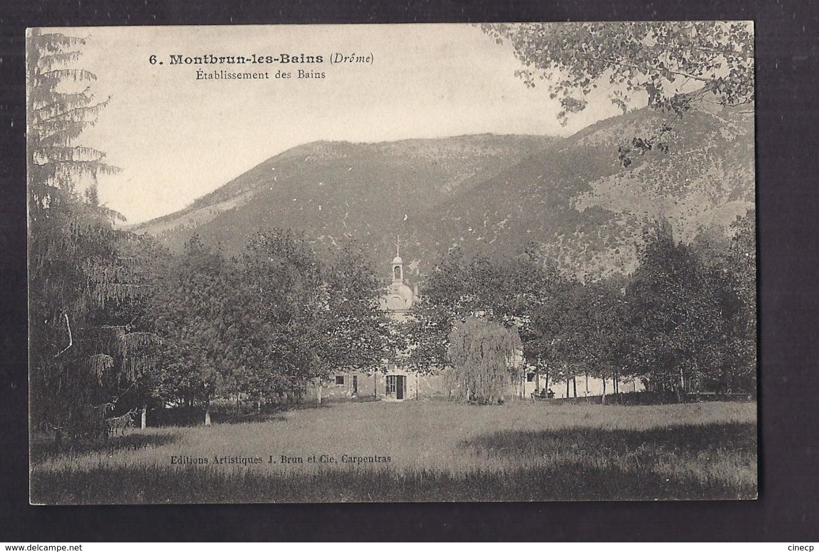 CPA 26 - MONTBRUN-LES-BAINS - Etablissement Des Bains - TB PLAN Thermalisme - Santé - Autres & Non Classés