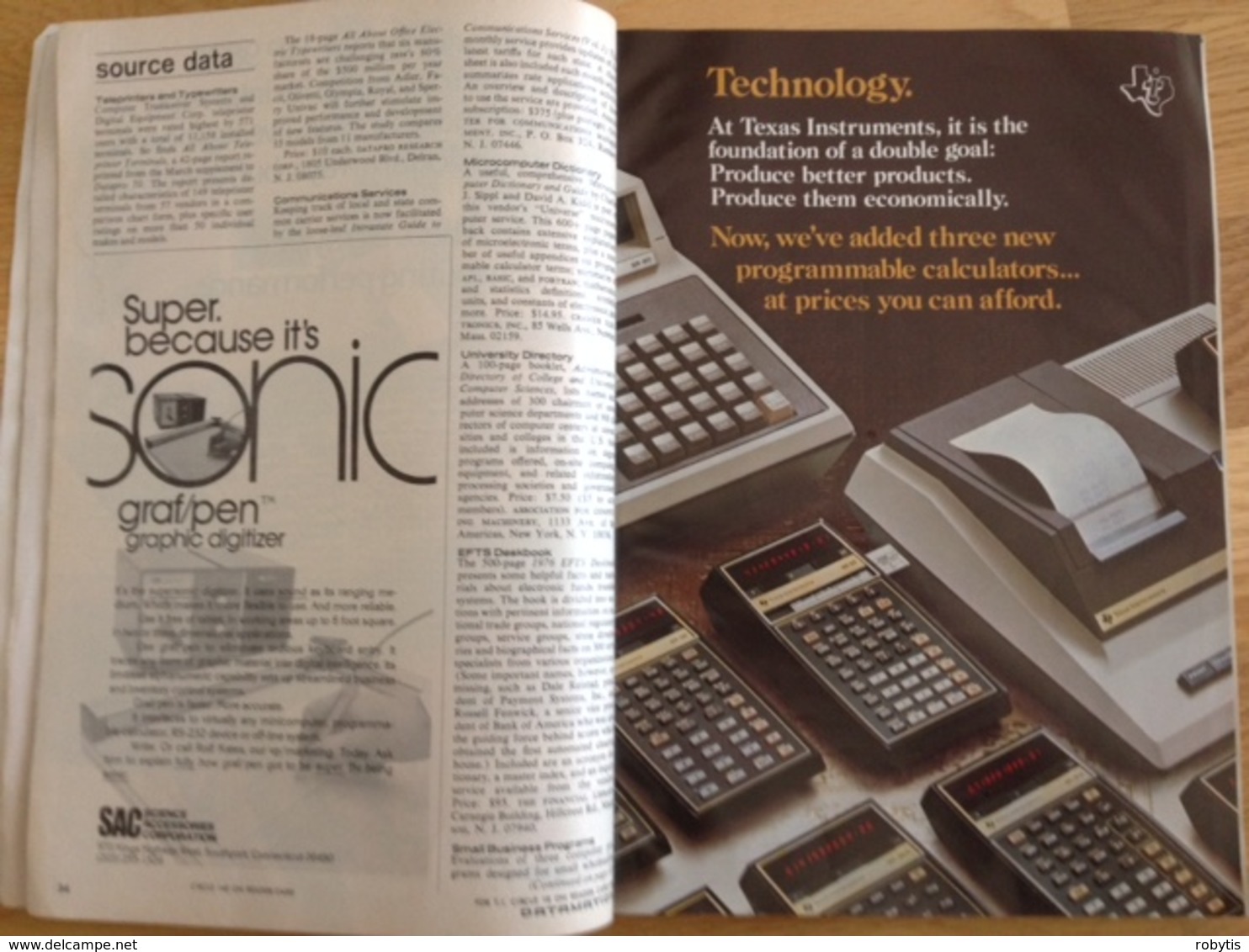 Datamation 1976 Magazine  Apple  Computing  IT  Internet - Informatique/ IT/ Internet