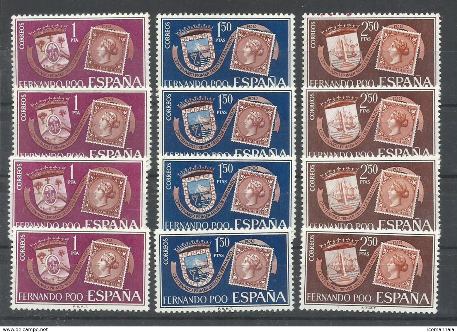 FERNANDO POO EDIFIL  262/64   (4 SERIES)   MNH  ** - Fernando Po