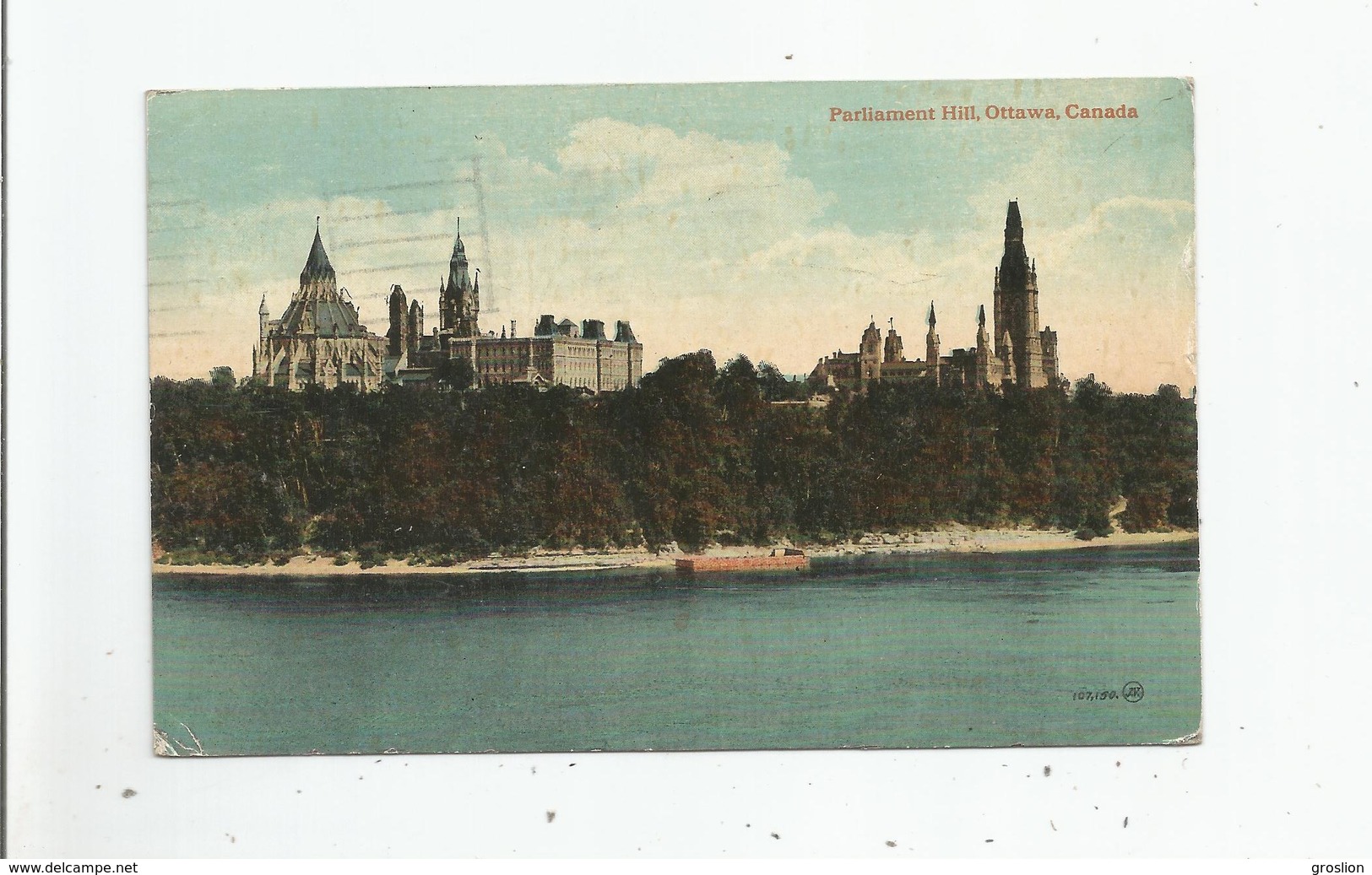 OTTAWA CANADA 107.150 PARLIAMENT HILL 1919 - Ottawa