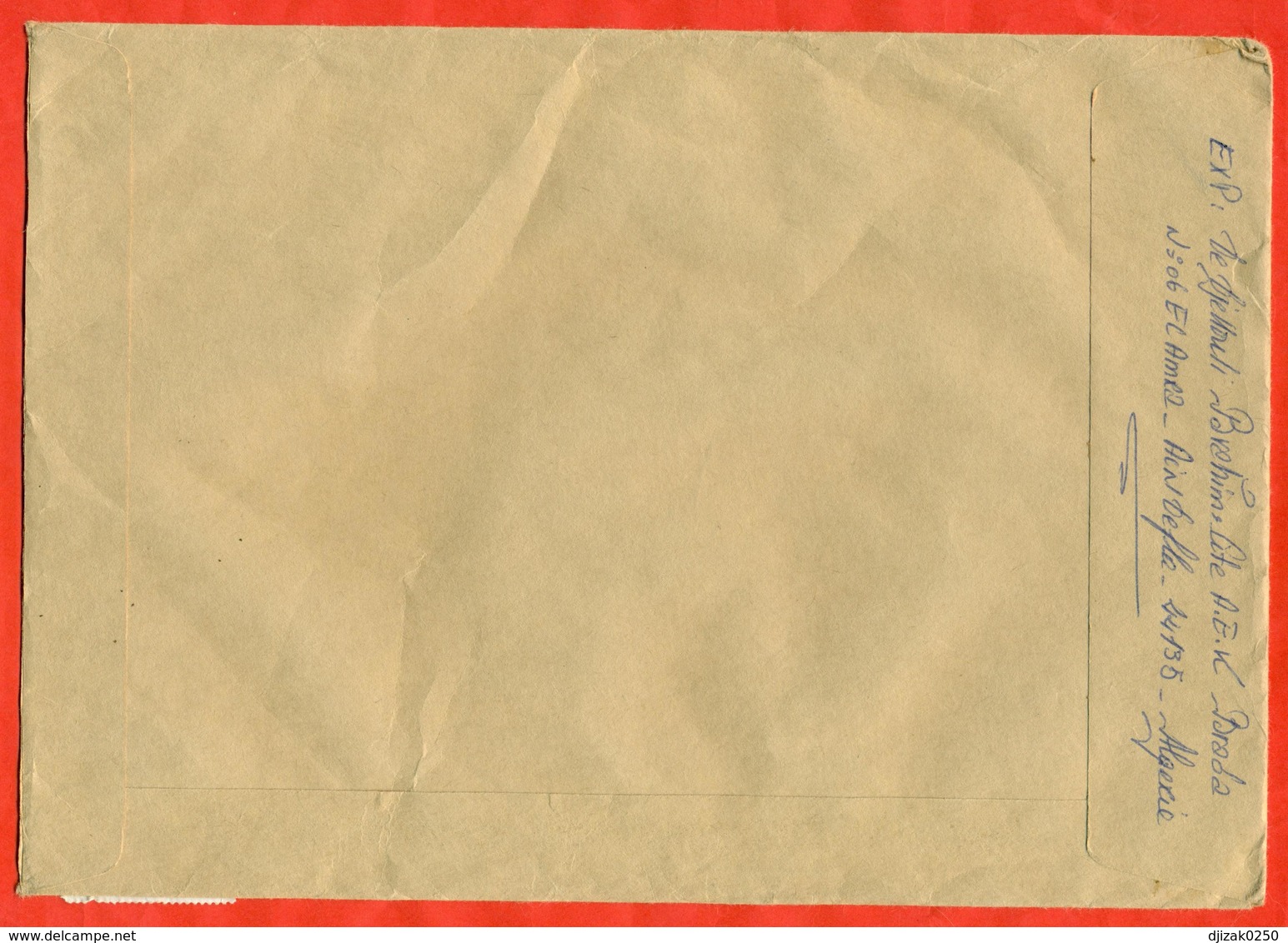 Algeria 1993.National Craft. Envelope Passed The Mail. Airmail. - Algeria (1962-...)