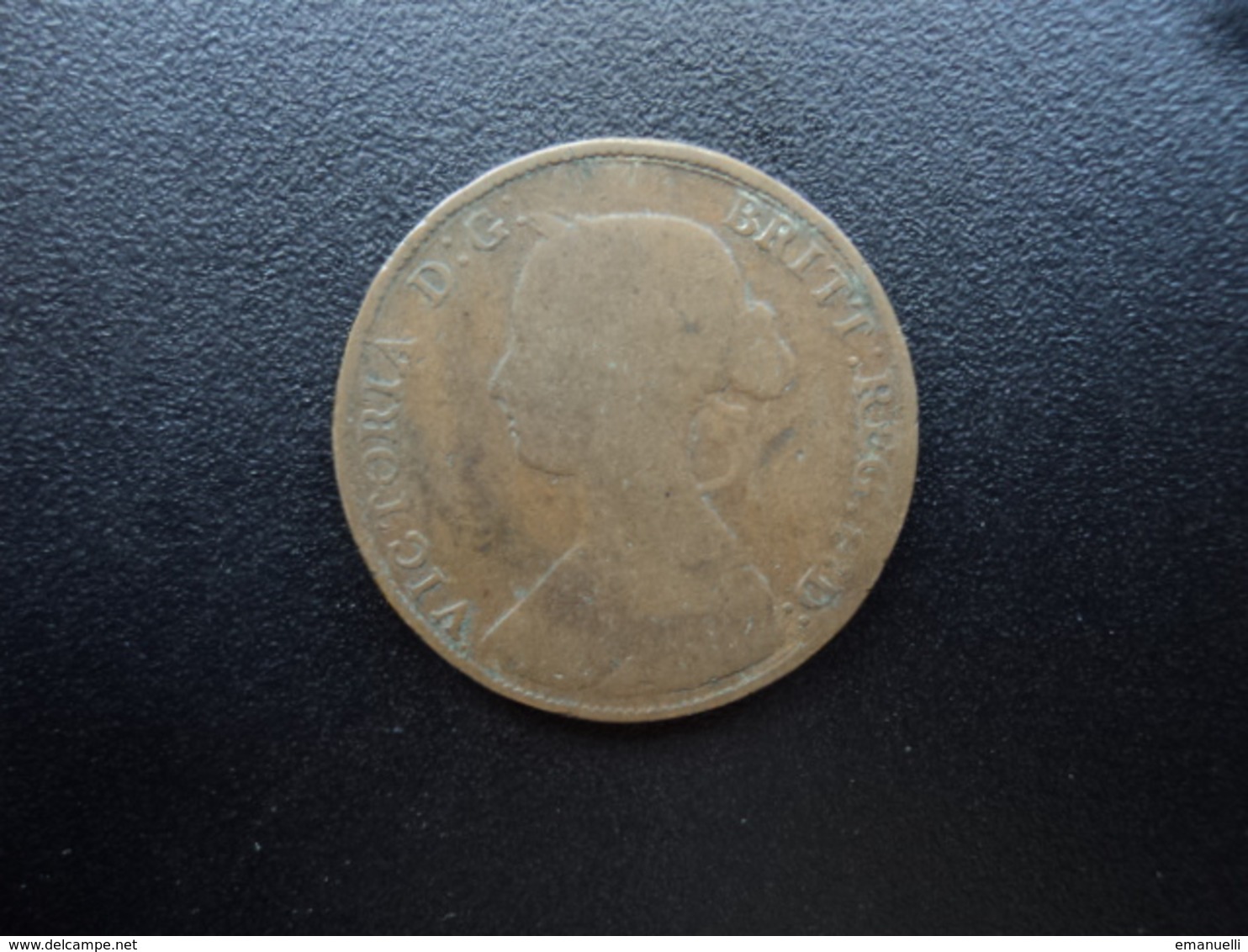 ROYAUME UNI : 1/2 PENNY  1861  KM 748.2    TB - C. 1/2 Penny