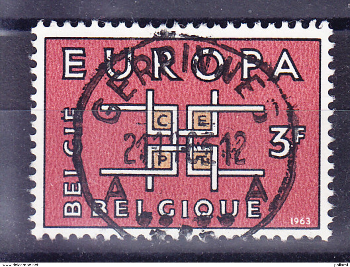 BELGIQUE COB 1260 OBL CENTRALE GERPINNES. (7B412) - Used Stamps