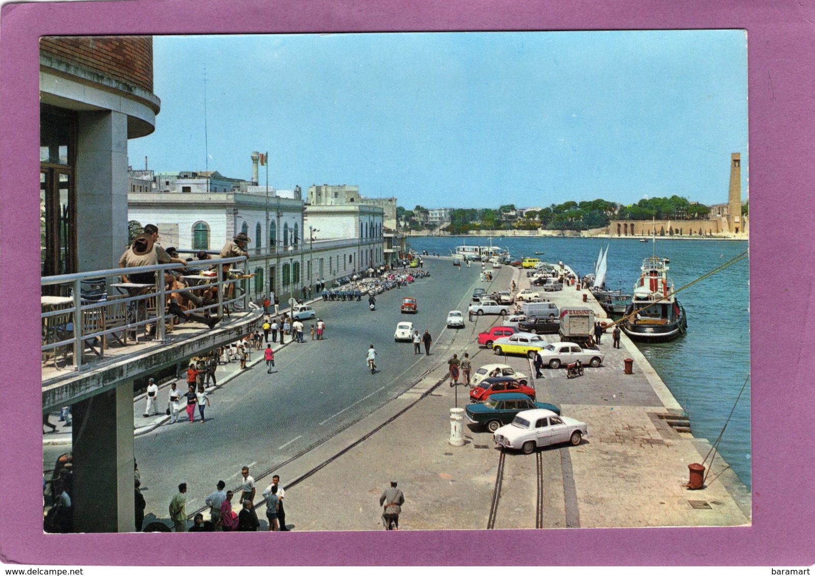 BRINDISI Veduta Parziale Del Porto Vue Partielle Du Port Partial View Of The Harbour  Automobiles Renault Dauphine - Brindisi