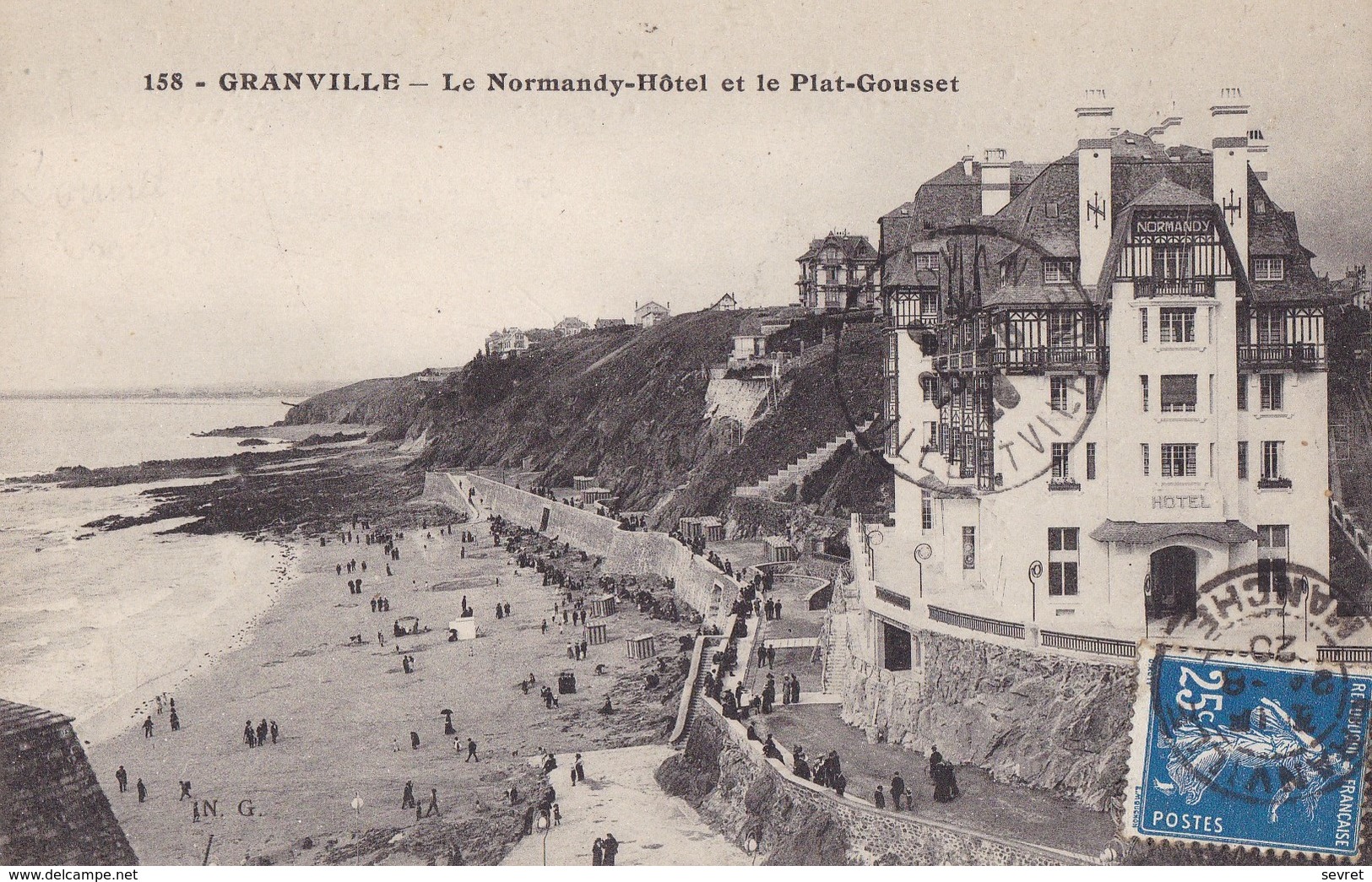 GRANVILLE. - Le Normandy-Hôtel Et Le Plat-Gousset - Granville