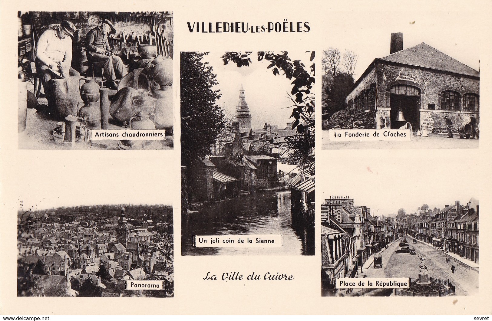 VILLEDIEU-les-POËLES. - Multivues. CPSM 9x14 Pas Courante - Villedieu