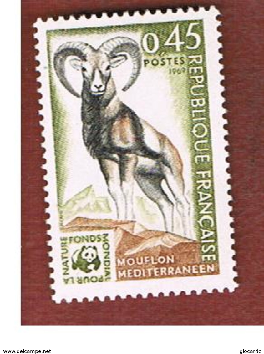 FRANCIA  (FRANCE)      -  SG 1847  -  1969 ANIMALS: MOUFLON  - MINT ** - Nuovi