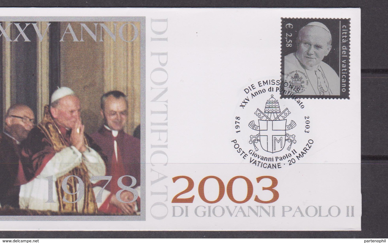 Vaticano 2003 FDC Emissione Congiunta Polonia Pope Giovanni Paolo II Joint Issue - Emissioni Congiunte