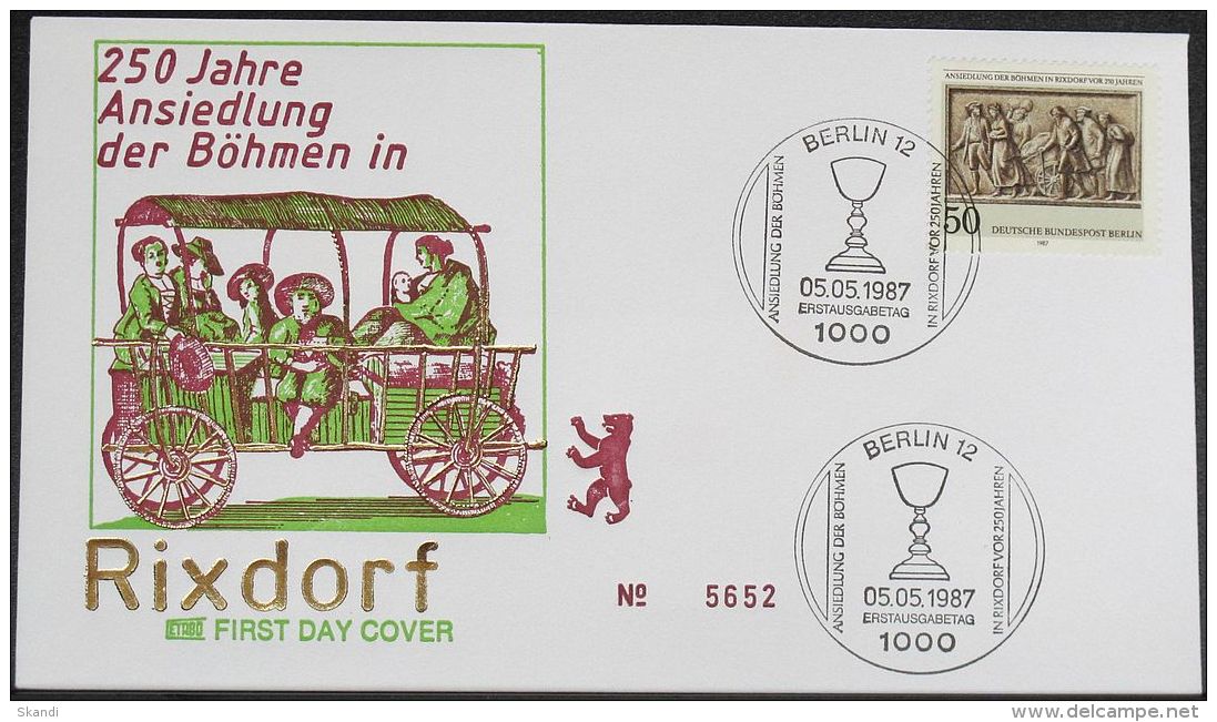 BERLIN 1987 Mi-Nr. 784 FDC - Sonstige & Ohne Zuordnung