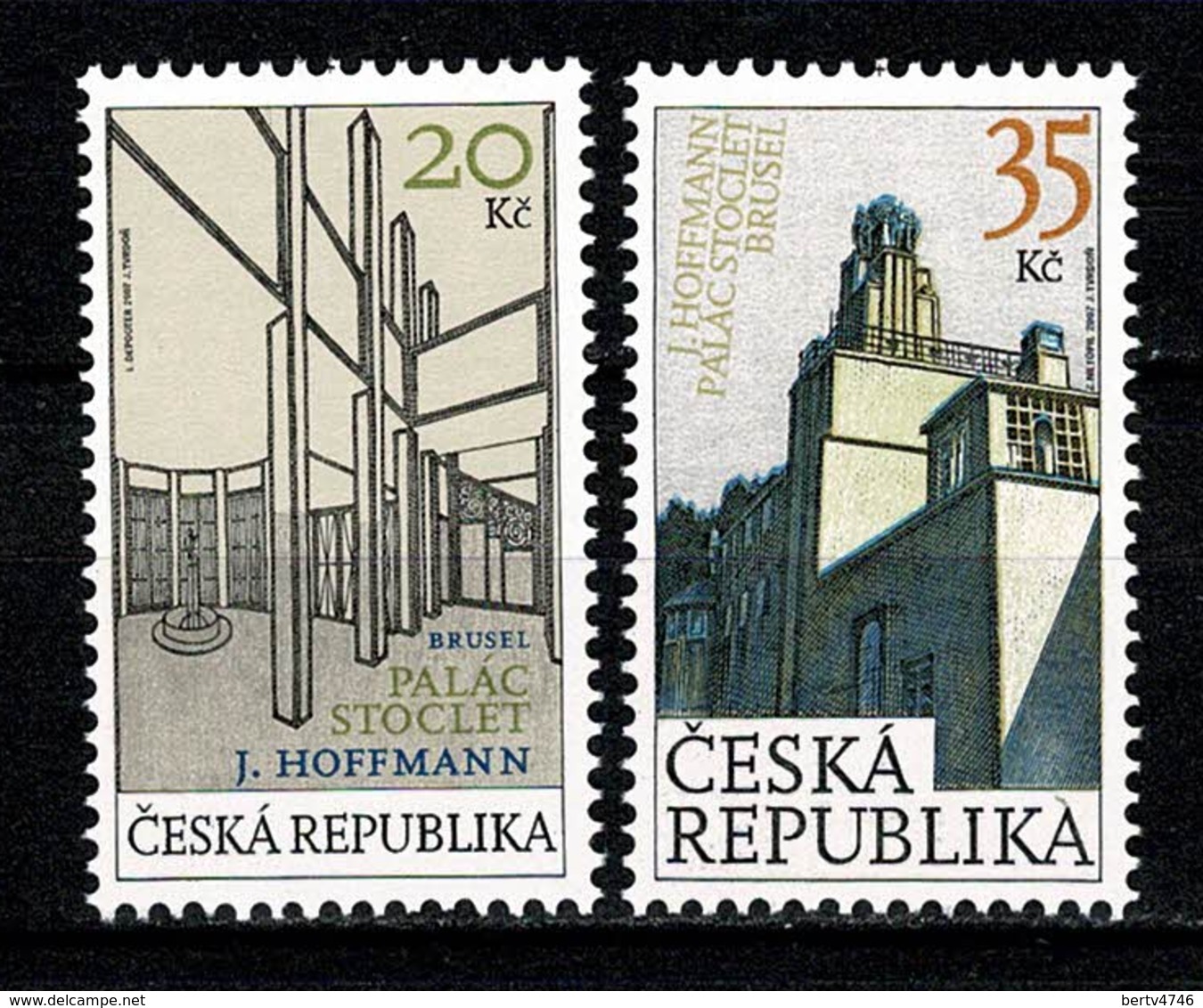 Tsjechië 2007 - Yv. 464/65**, Mi 508/09** MNH - Neufs