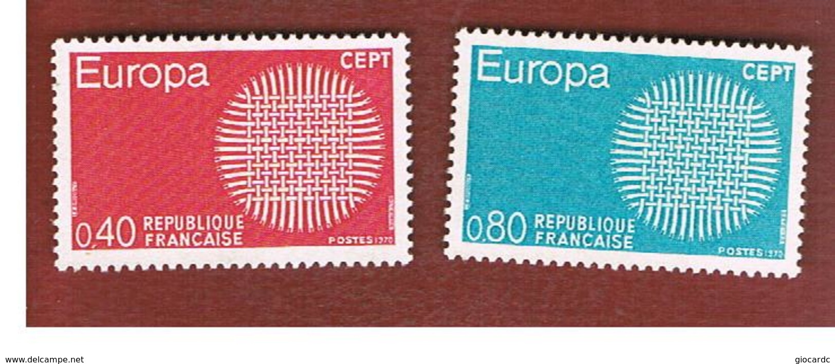 FRANCIA  (FRANCE)      -  SG 1874.1875  -  1970  EUROPA (COMPLET SET OF 2)         - MINT ** - Nuovi
