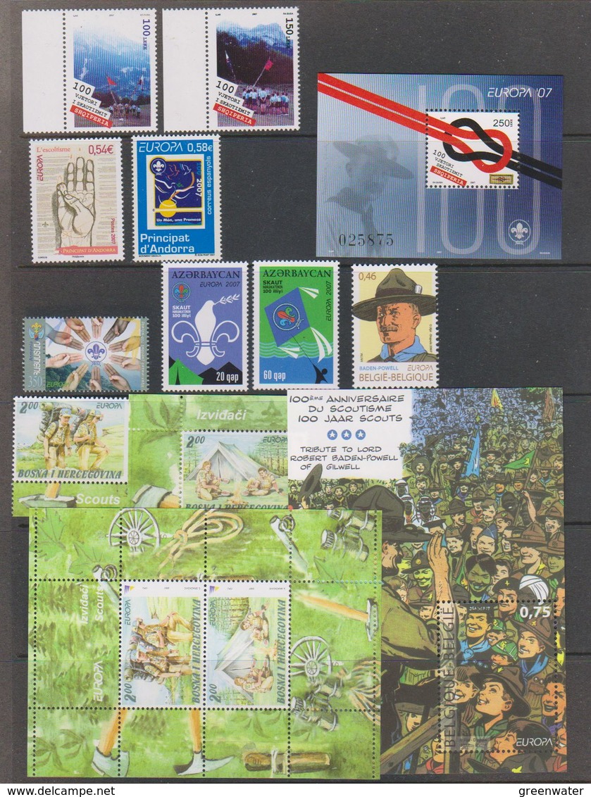 Europa Cept 2007 Yearset (see Scan, What You See Is What You Get) ** Mnh (39303) - 2007