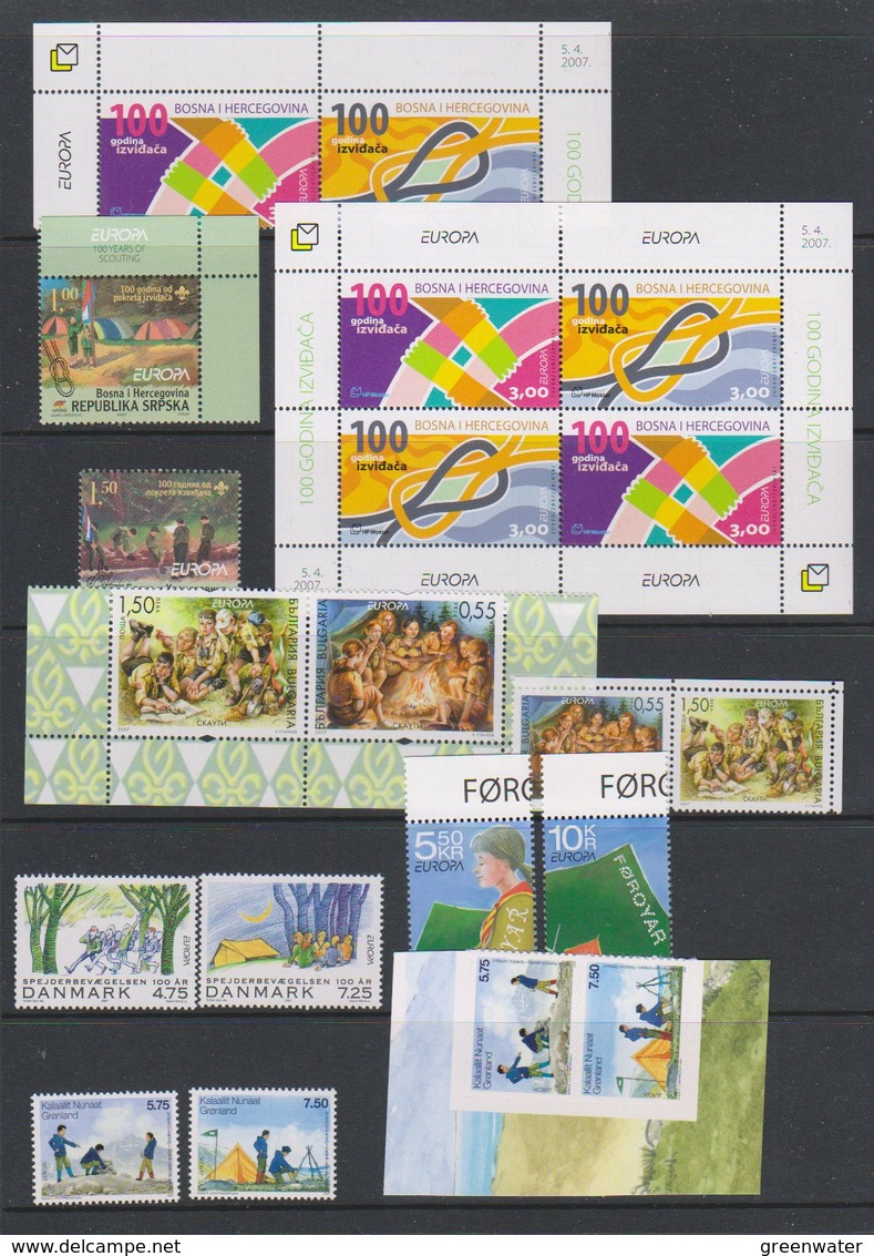 Europa Cept 2007 Yearset (see Scan, What You See Is What You Get) ** Mnh (39303) - 2007