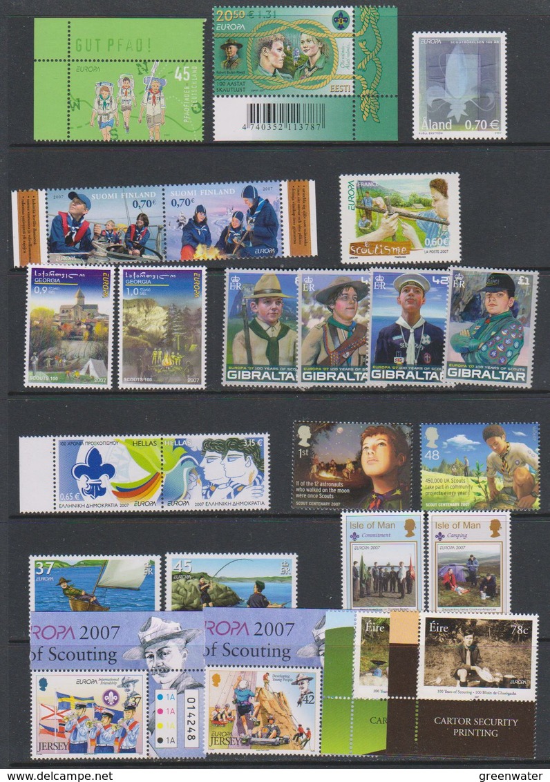 Europa Cept 2007 Yearset (see Scan, What You See Is What You Get) ** Mnh (39303) - 2007