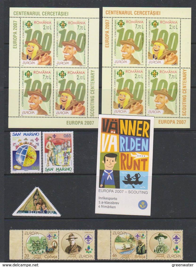 Europa Cept 2007 Yearset (see scan, what you see is what you get) ** mnh (39303)