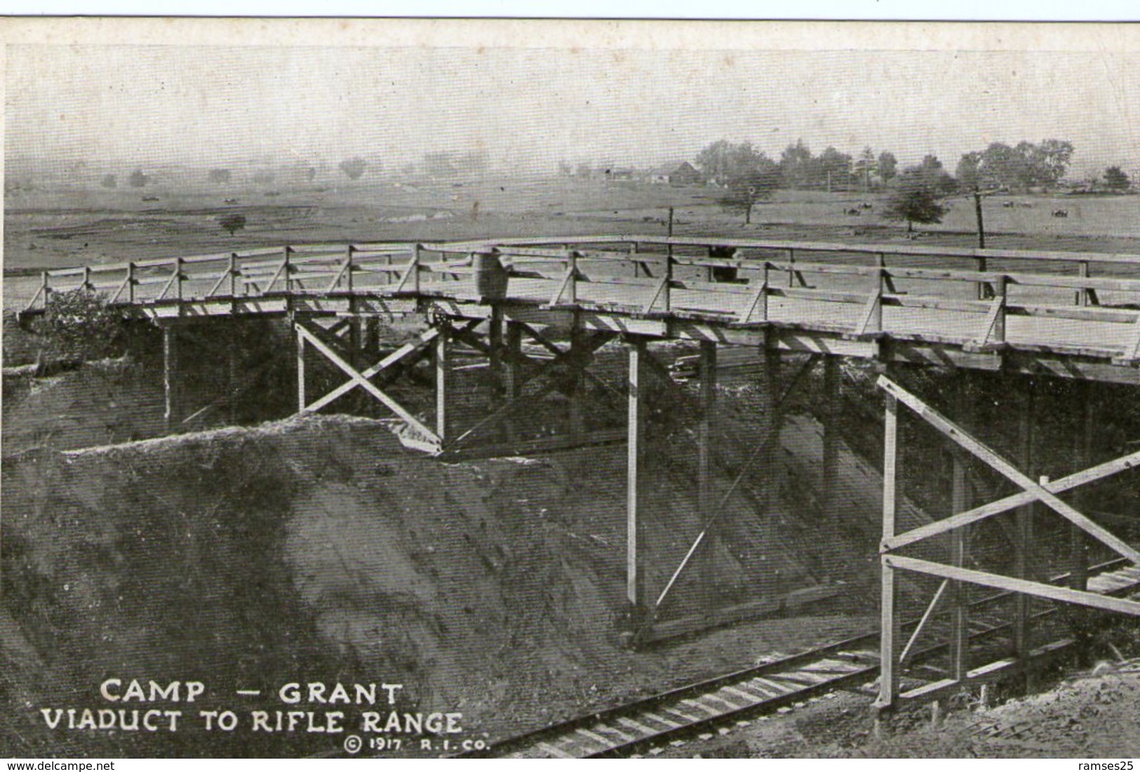 (68) CPA  Camp Grant  Viaduct To Rifle Rance   (Bon Etat) - Rockford