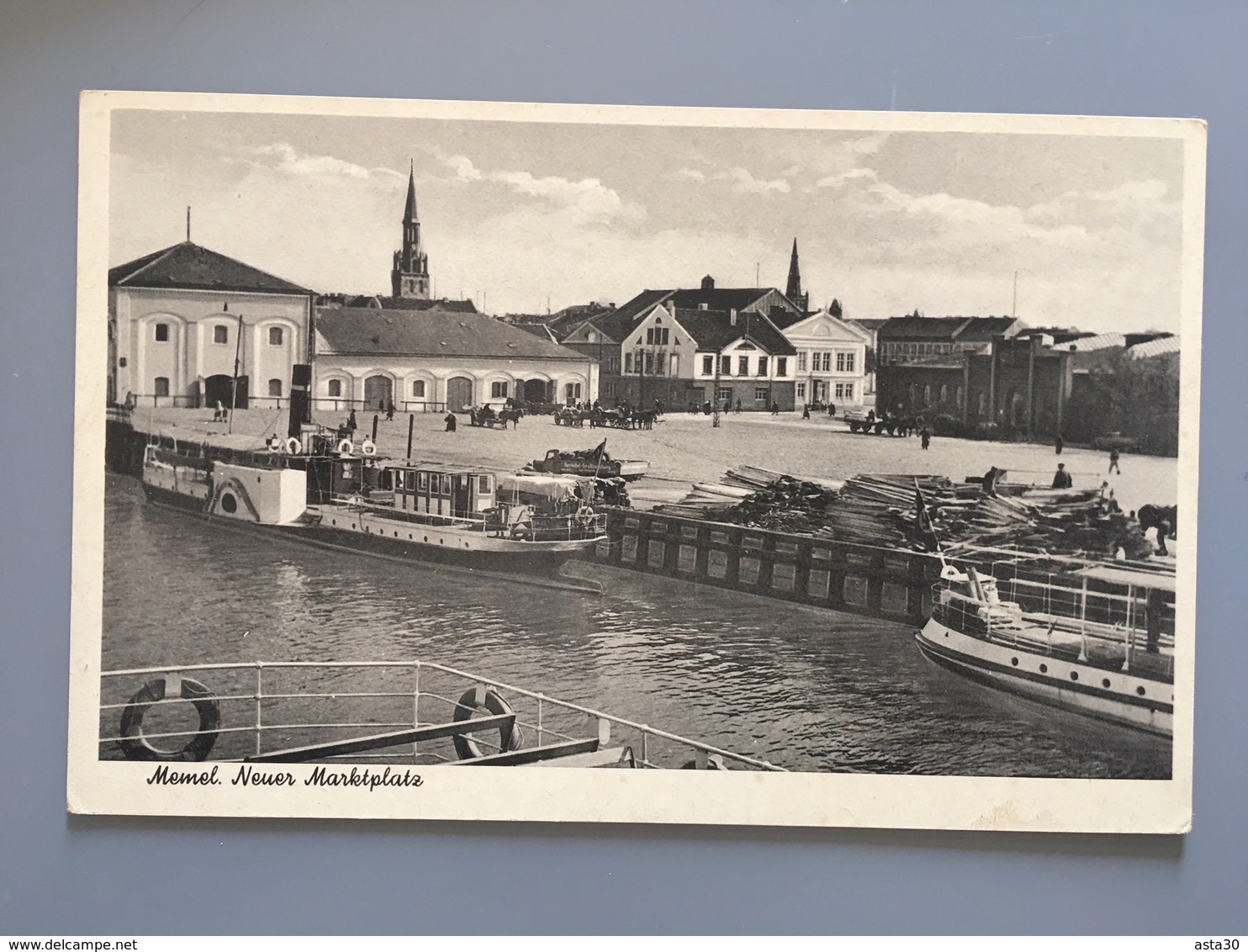 LITUANIE _ LITHUANIA _  LIETUVA  _ MEMEL _ KLAIPEDA _ NEUER MARKTPLATZ………………11 - 46 - Lituanie