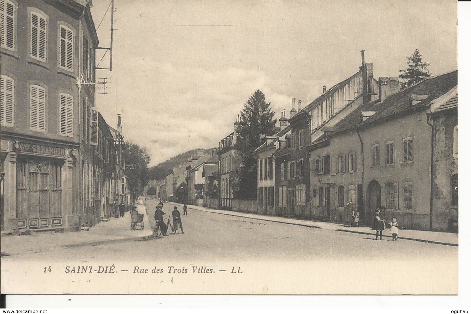 88 - SAINT DIE - Rue Des Trois Villes  (Animée) - Saint Die