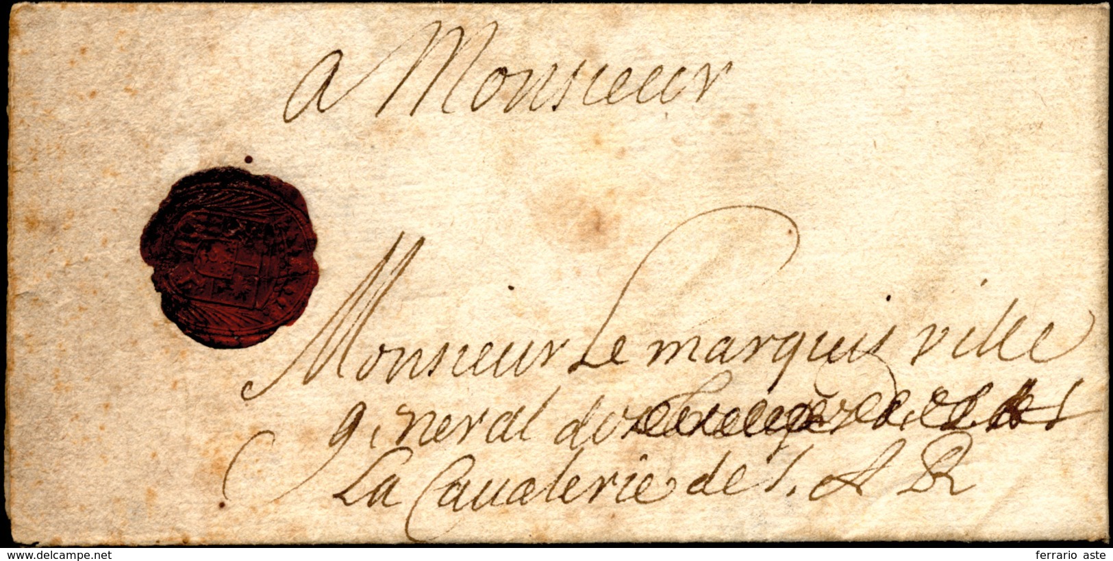 8 1654 - DUCA DI MONTPESSAT - Lettera Autografa Del Duca Di Montpessat.... - Altri & Non Classificati